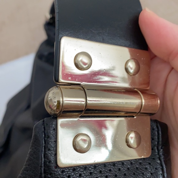 Marc by Marc jacobs perforated black leather hobo - Picture 4 of 12